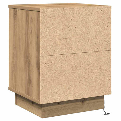 Bedside Cabinet 2 pcs Artisan Oak 39 x 34.5 x 50 cm