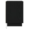 Bedside Cabinets with LED Lights 2 pcs Black 39x34.5x50 cm