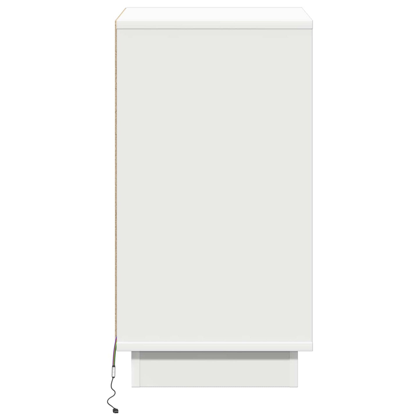 Bedside Cabinet White 39 x 34.5 x 65 cm Engineered wood