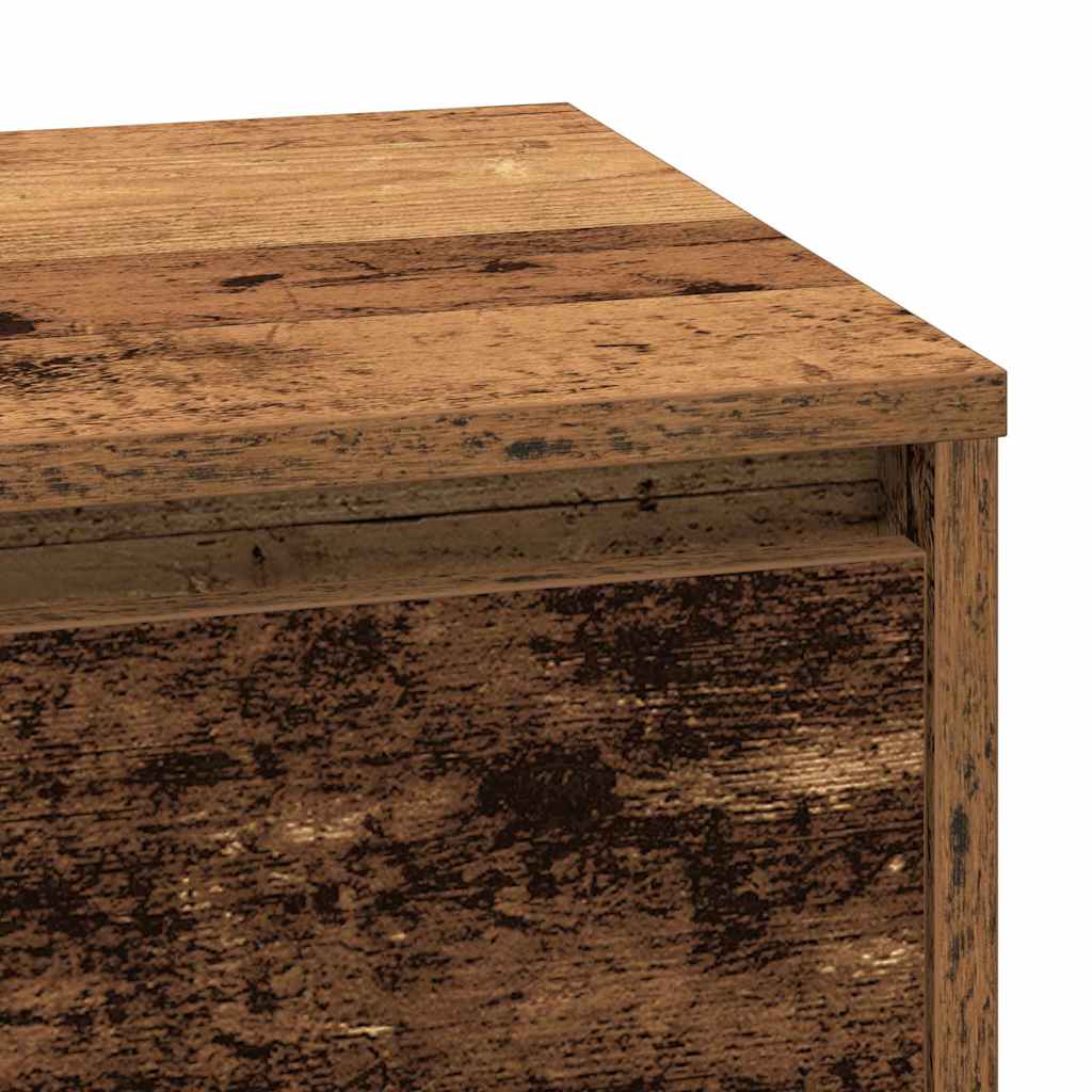 Bedside Cabinet Old Wood 71 x 34.5 x 75 cm Engineered wood