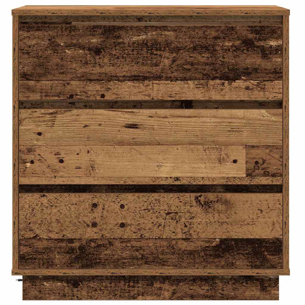Bedside Cabinet Old Wood 71 x 34.5 x 75 cm Engineered wood