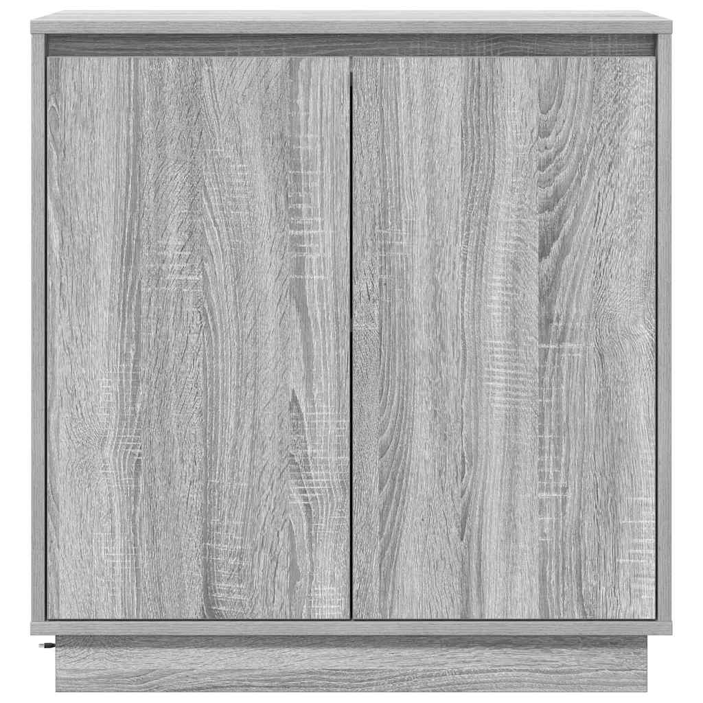 LED Sideboard for Grey Sonoma 71 x 34.5 x 75 cm
