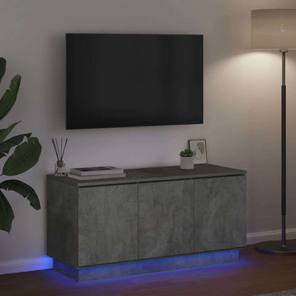 TV Cabinet Concrete Grey 100 x 38 x 49 cm Engineered Wood