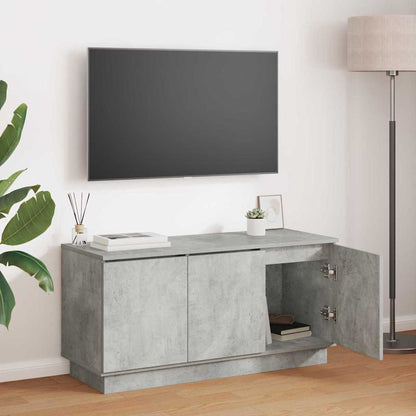 TV Cabinet Concrete Grey 100 x 38 x 49 cm Engineered Wood