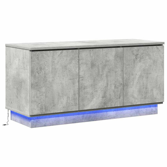 TV Cabinet 100 x 38 x 49 cm Concrete Grey Engineered Wood