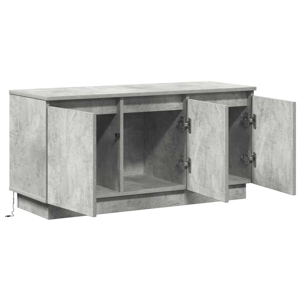 TV Cabinet Concrete Grey 100 x 38 x 49 cm Engineered Wood