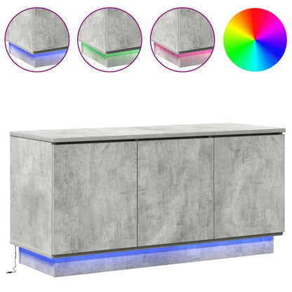 TV Cabinet Concrete Grey 100 x 38 x 49 cm Engineered Wood