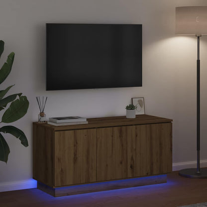 TV Cabinet 100 x 38 x 49 cm Artisan Oak Engineered Wood