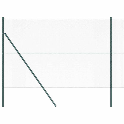 Hexagonal Fence Ground Fix 10 x 1.6 m PVC-Coated Steel Green