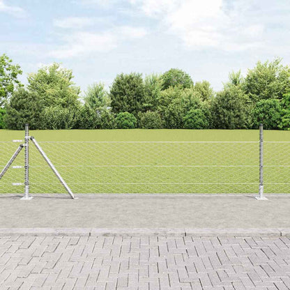 Hexagonal Fence with Concrete Base 50 x 0.4 m Galvanised Steel
