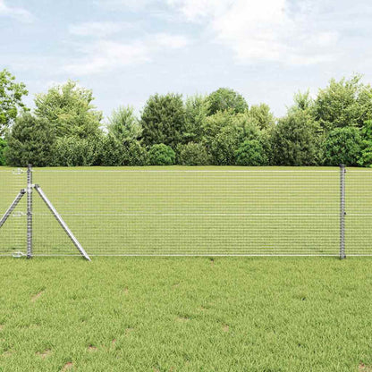 Welded Wire Fence Ground Fix 100 x 0.4 m Galvanised Steel Mesh