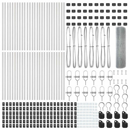 Welded Wire Fence Ground Fix 100 x 0.5 m Galvanised Steel Mesh