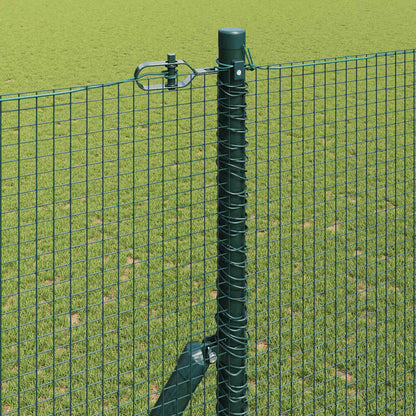 Welded Wire Fence Ground Fix 25 x 1.5 m PVC-Coated Steel Green