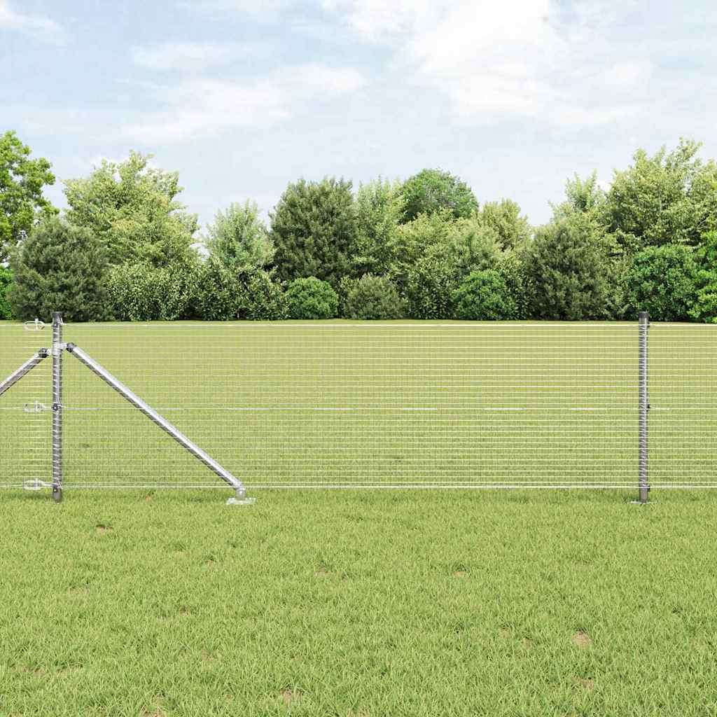 Welded Wire Fence with Spikes 10 x 0.6 m Galvanised Steel Mesh