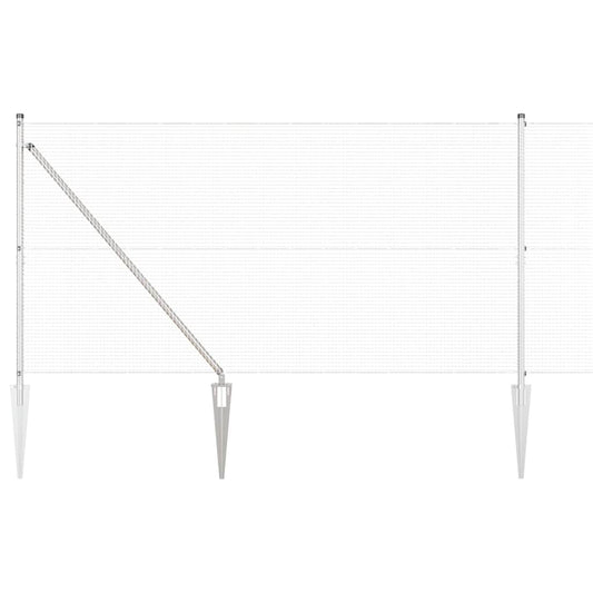 Welded Wire Fence with Spikes 10 x 1.2 m Galvanised Steel Mesh