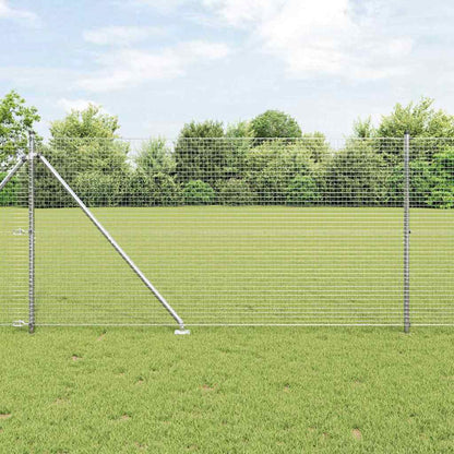 Welded Wire Fence with Spikes 25 x 1.2 m Galvanised Steel Mesh