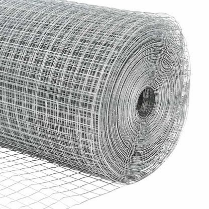 Welded Wire Fence with Spikes 50 x 1.5 m Galvanised Steel Mesh