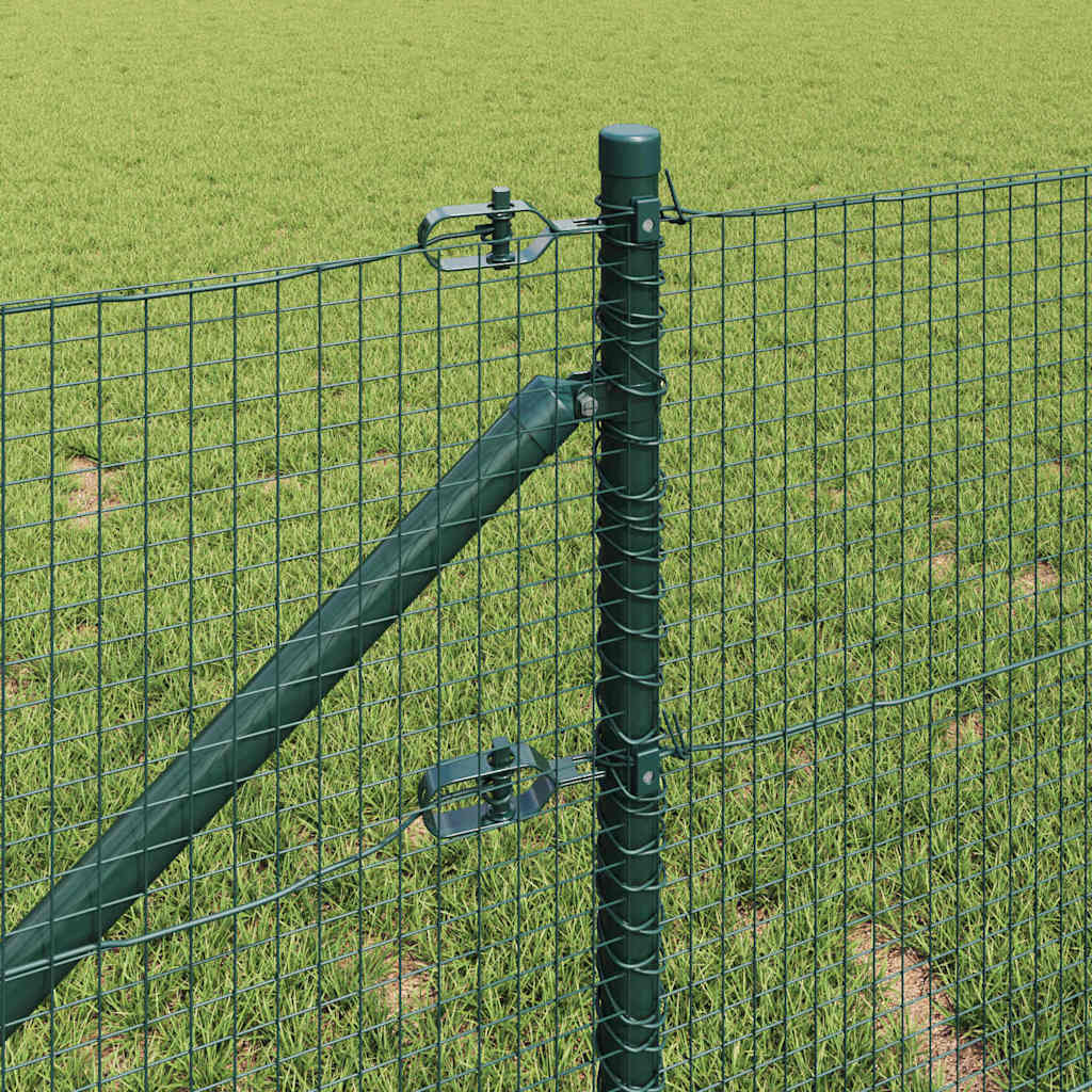 Welded Wire Fence with Spikes 100 x 0.5 m PVC-coated Steel Mesh