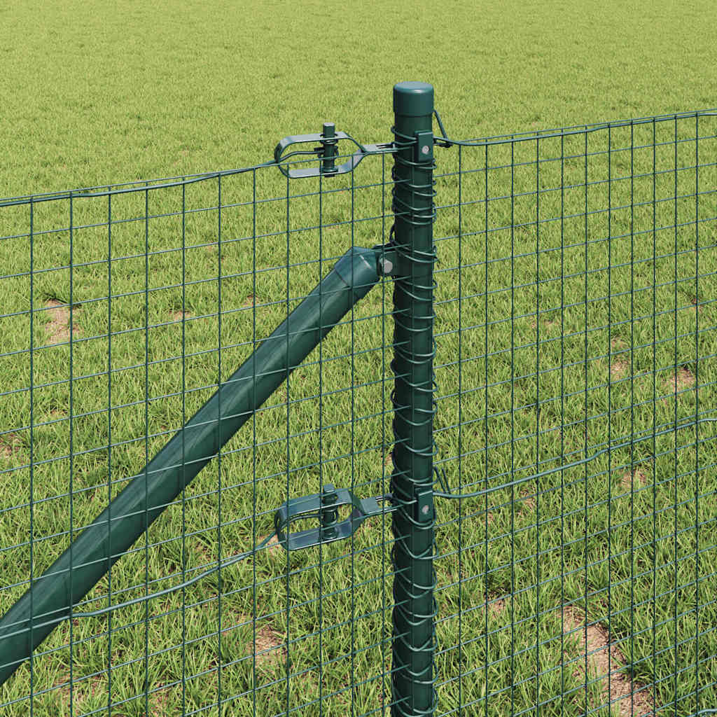 Welded Wire Fence with Spikes 100 x 0.5 m PVC-coated Steel Mesh