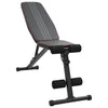 Adjustable Weight Bench Foldable 230 kg Black Steel