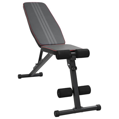 Adjustable Weight Bench Foldable 230 kg Black Steel
