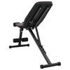 Adjustable Weight Bench Foldable 230 kg Black Steel