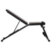 Adjustable Weight Bench Foldable 230 kg Black Steel