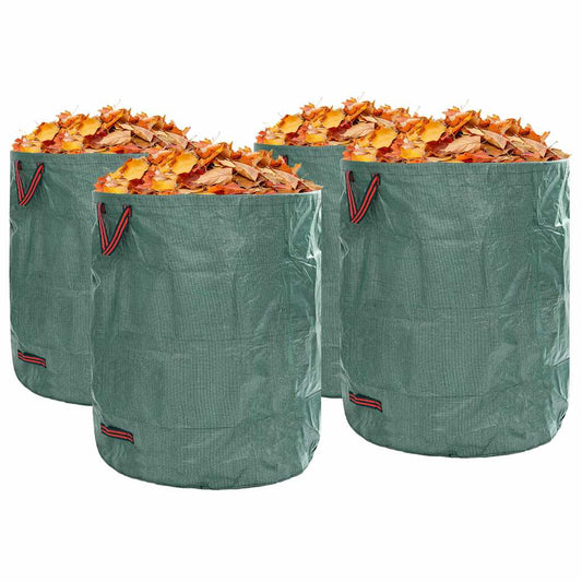 Garden Waste Bags 4 pcs 500 L Green Polypropylene