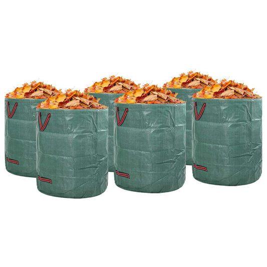 Garden Waste Bags 12 pcs 120 L Green Polypropylene