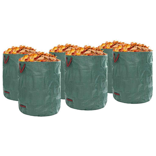 Garden Waste Bags 12 pcs 500 L Green Polypropylene
