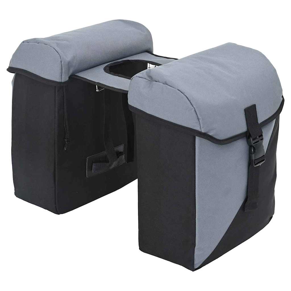 Bicycle Bag Grey and Black 31.5 x 15.5 x 40 cm Polyester