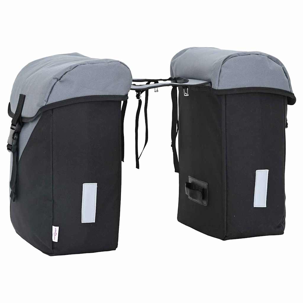 Bicycle Bag Grey and Black 31.5 x 15.5 x 40 cm Polyester