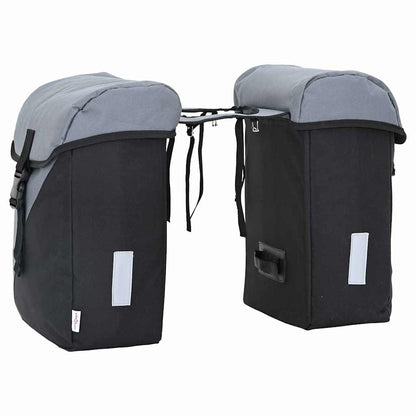 Bicycle Bag Grey and Black 31.5 x 15.5 x 40 cm Polyester