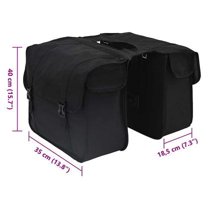 Bicycle Bag Black 40 x 18.5 x 35 cm Polyester