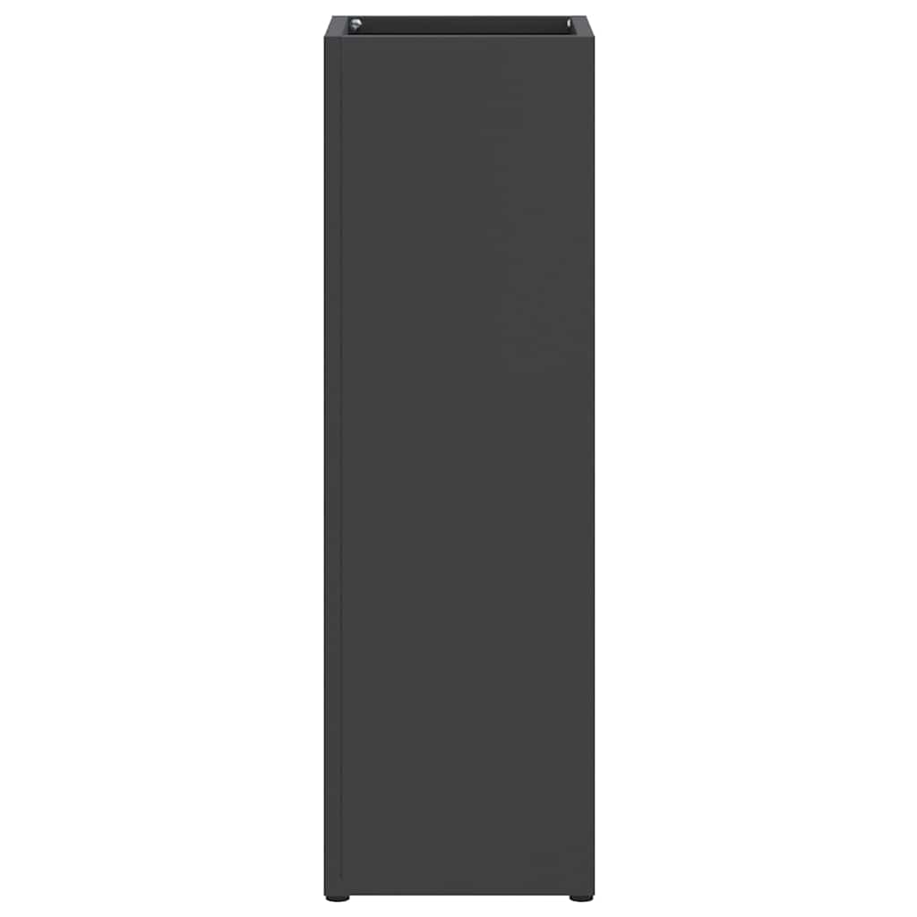 Rain Umbrella Stand Black 15.5 x 15.5 x 49 cm Steel