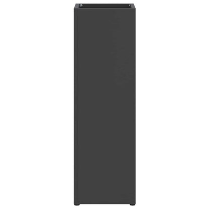 Rain Umbrella Stand Black 15.5 x 15.5 x 49 cm Steel
