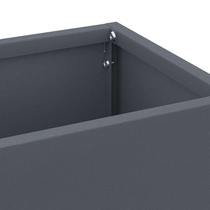 Rain Umbrella Stand Anthracite 15.5 x 15.5 x 49 cm Steel