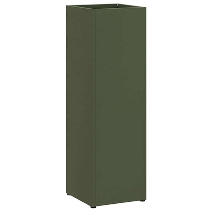 Rain Umbrella Stand Olive 15.5 x 15.5 x 49 cm Steel