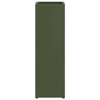 Rain Umbrella Stand Olive 15.5 x 15.5 x 49 cm Steel