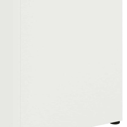 Rain Umbrella Stand White 15.5 x 15.5 x 49 cm Steel