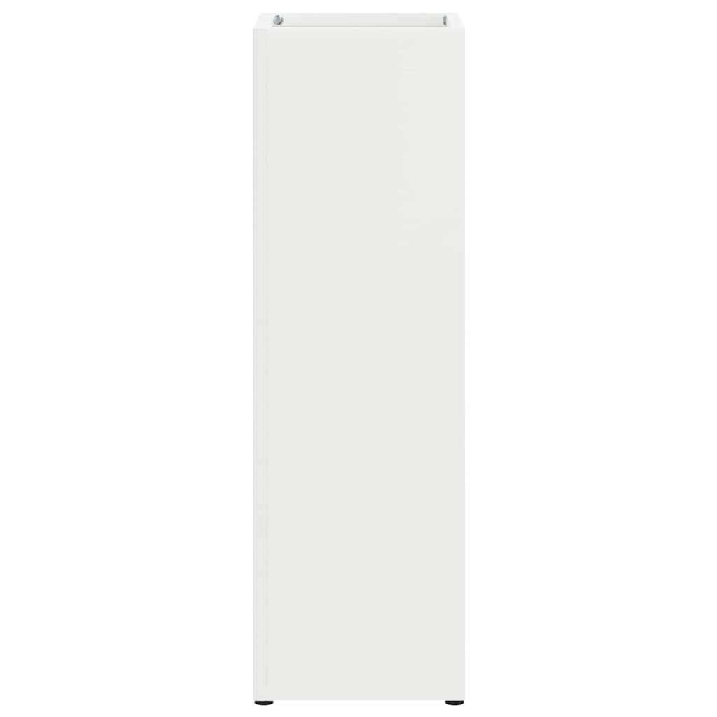 Rain Umbrella Stand White 15.5 x 15.5 x 49 cm Steel