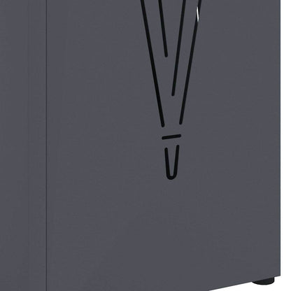 Rain Umbrella Stand Anthracite 15.5 x 15.5 x 49 cm Steel