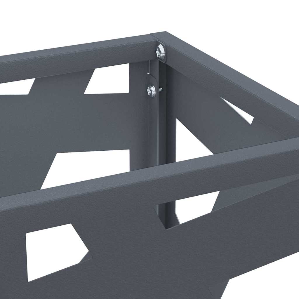 Rain Umbrella Stand Anthracite 15.5 x 15.5 x 49 cm Steel