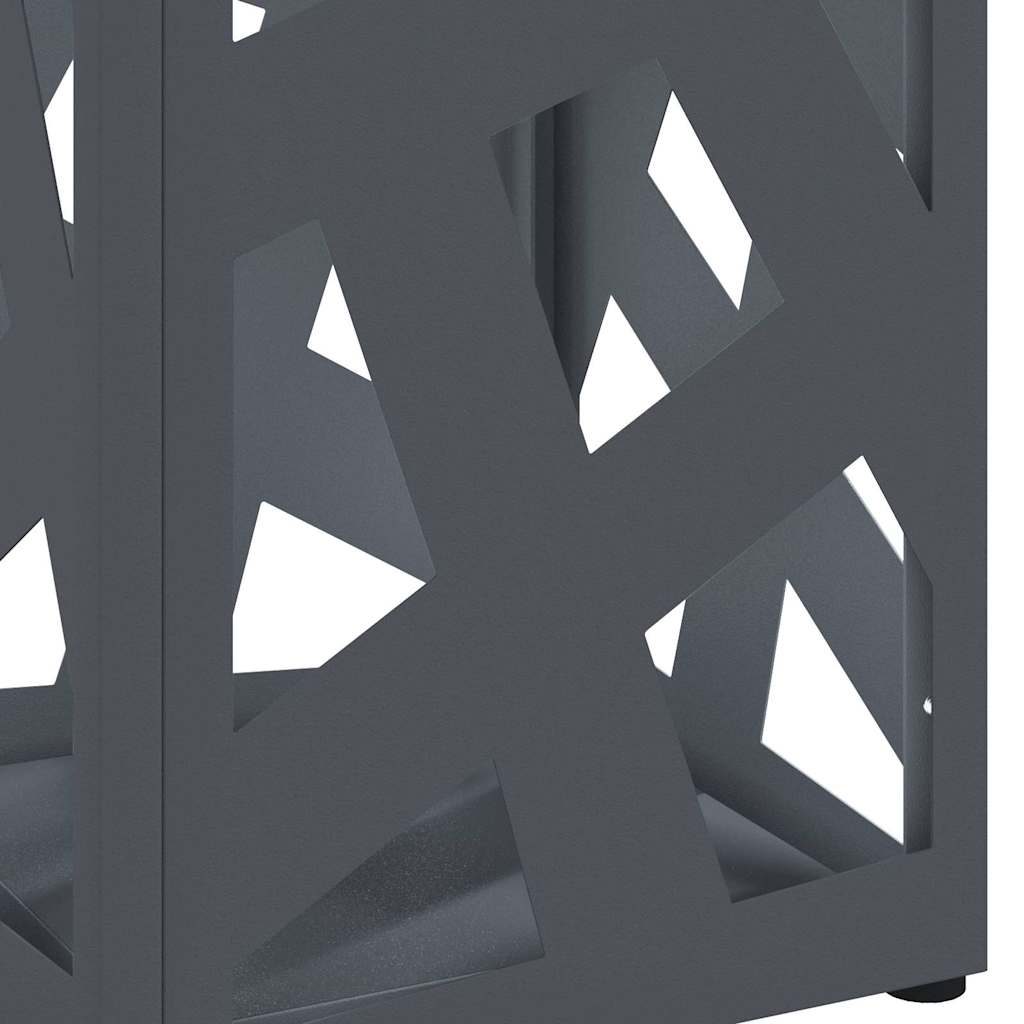 Rain Umbrella Stand Anthracite 15.5 x 15.5 x 49 cm Steel