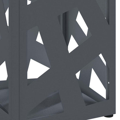 Rain Umbrella Stand Anthracite 15.5 x 15.5 x 49 cm Steel
