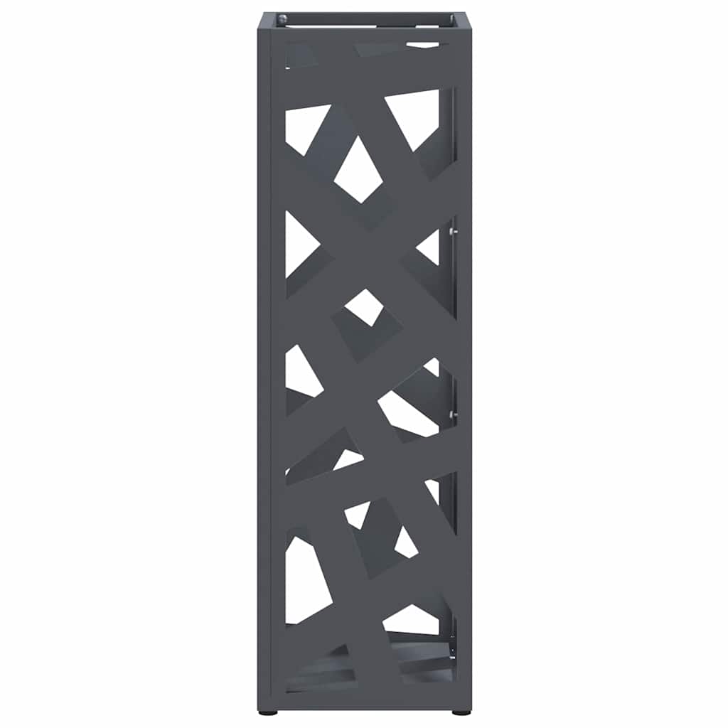 Rain Umbrella Stand Anthracite 15.5 x 15.5 x 49 cm Steel