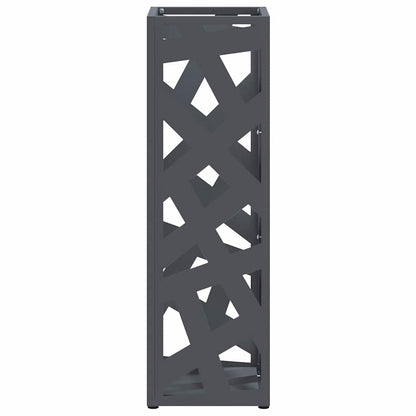 Rain Umbrella Stand Anthracite 15.5 x 15.5 x 49 cm Steel