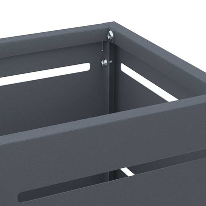 Rain Umbrella Stand Anthracite 15.5 x 15.5 x 49 cm Steel