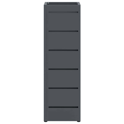 Rain Umbrella Stand Anthracite 15.5 x 15.5 x 49 cm Steel