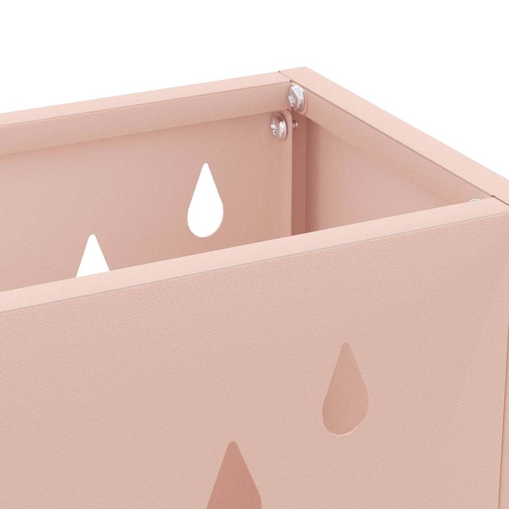 Rain Umbrella Stand Pink 28 x 12 x 41 cm Steel
